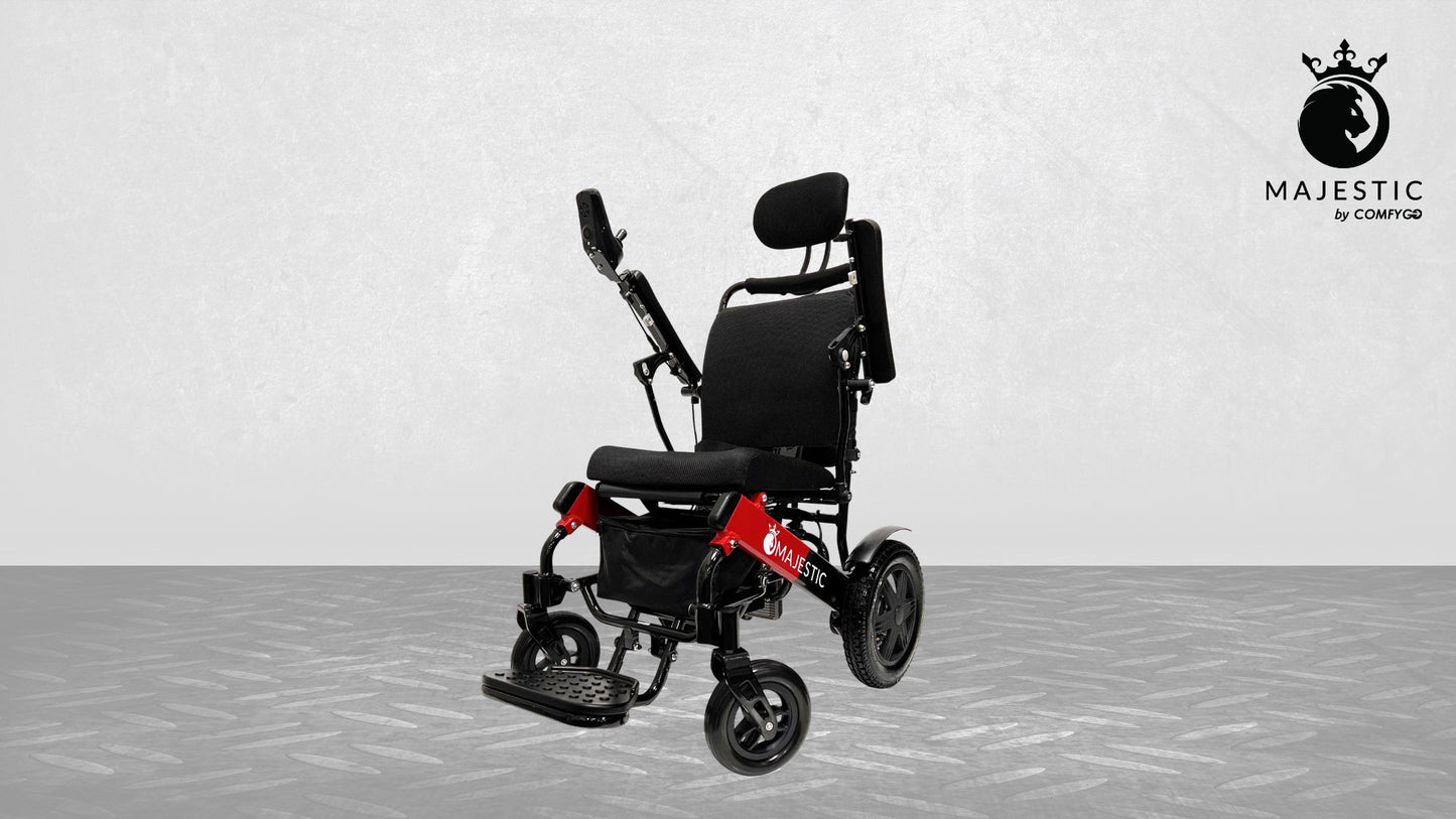 MAJESTIC IQ-9000 AR Ferngesteuerter Elektrischer Rollstuhl Mit Auto-Rückenlehne