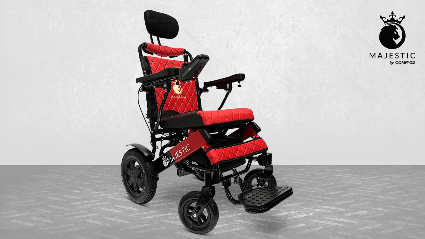 MAJESTIC IQ-9000 AR Ferngesteuerter Elektrischer Rollstuhl Mit Auto-Rückenlehne