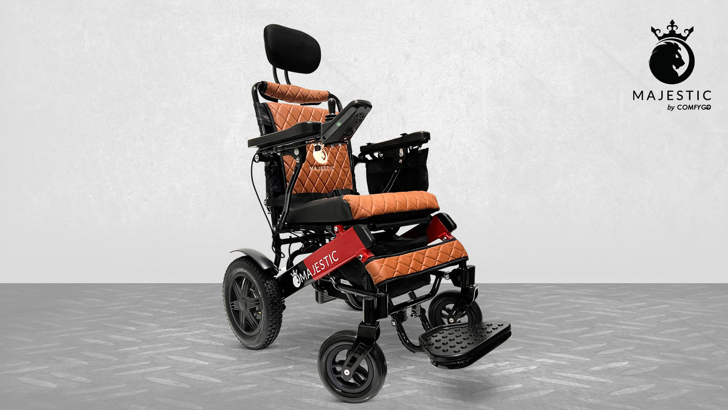 MAJESTIC IQ-9000 AR Ferngesteuerter Elektrischer Rollstuhl Mit Auto-Rückenlehne