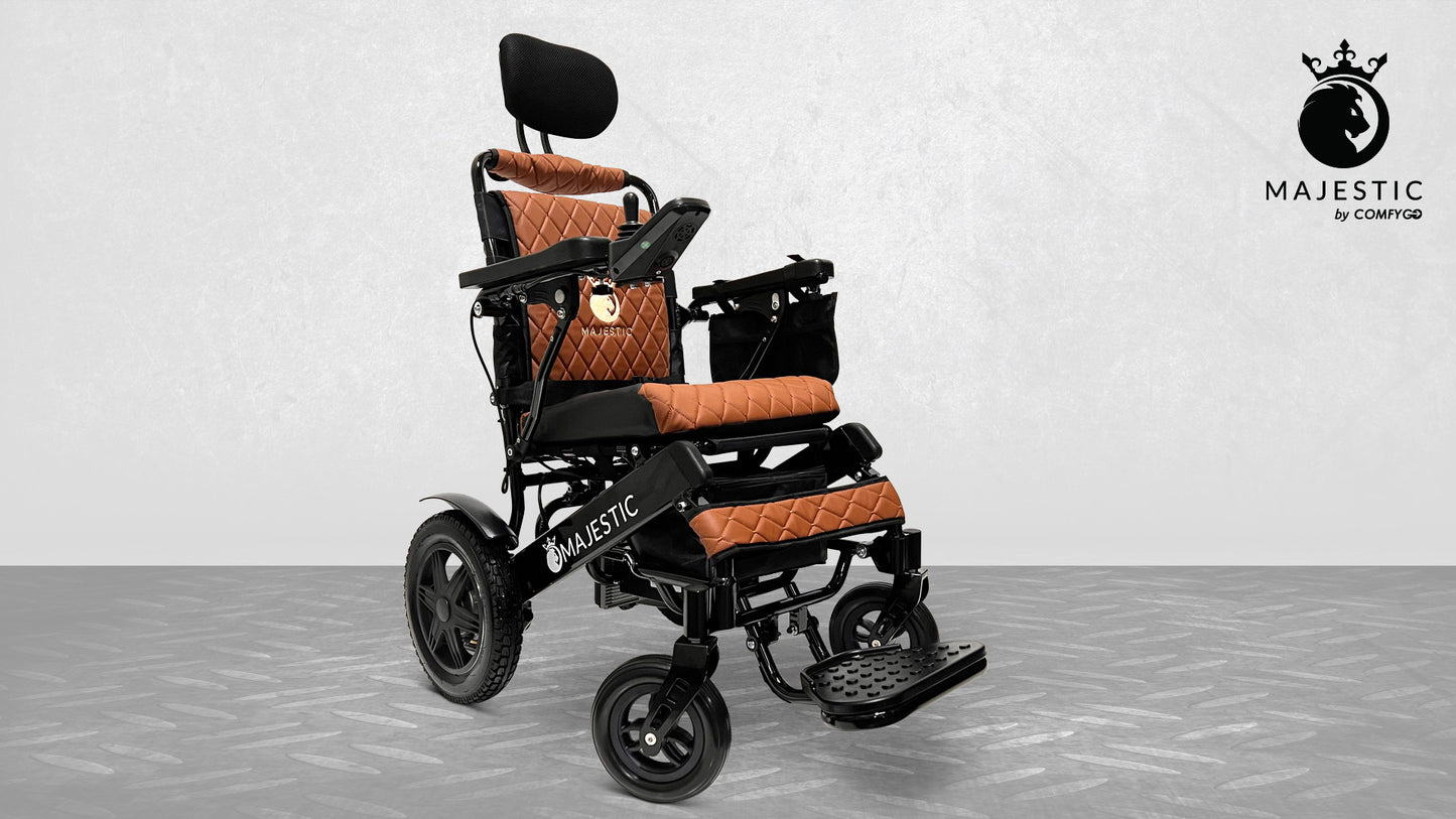 MAJESTIC IQ-9000 AR Ferngesteuerter Elektrischer Rollstuhl Mit Auto-Rückenlehne